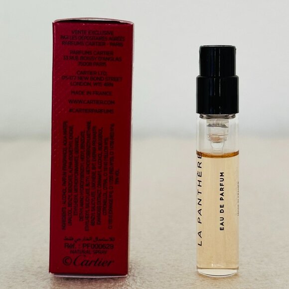 🌹New🌹 Cartier LA PANTHÈRE Spray Deluxe Sample Vial, 2 mL, 0.06 FL.OZ. - Picture 2 of 5